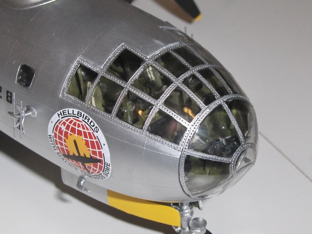 Finished Revell 1/48 B-29 Superfortress 